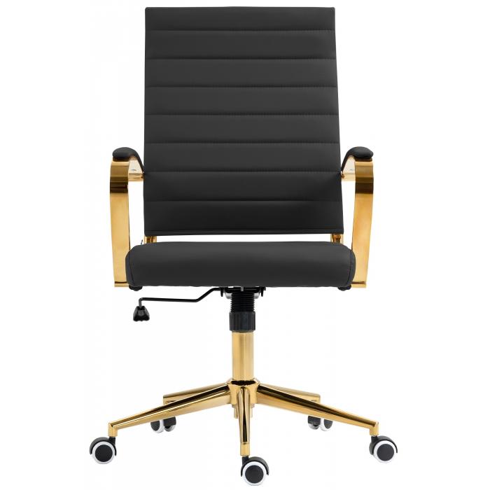 Brostuhl HLO-CP174 Kunstleder ~ schwarz