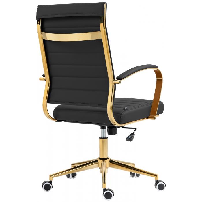 Brostuhl HLO-CP174 Kunstleder ~ schwarz