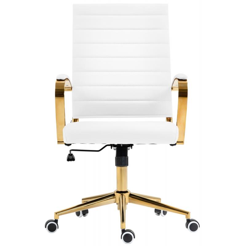 Brostuhl HLO-CP174 Kunstleder ~ wei