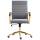 Brostuhl HLO-CP174 Kunstleder ~ grau