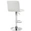 Barhocker HLO-CP289 Samt chrom ~ creme