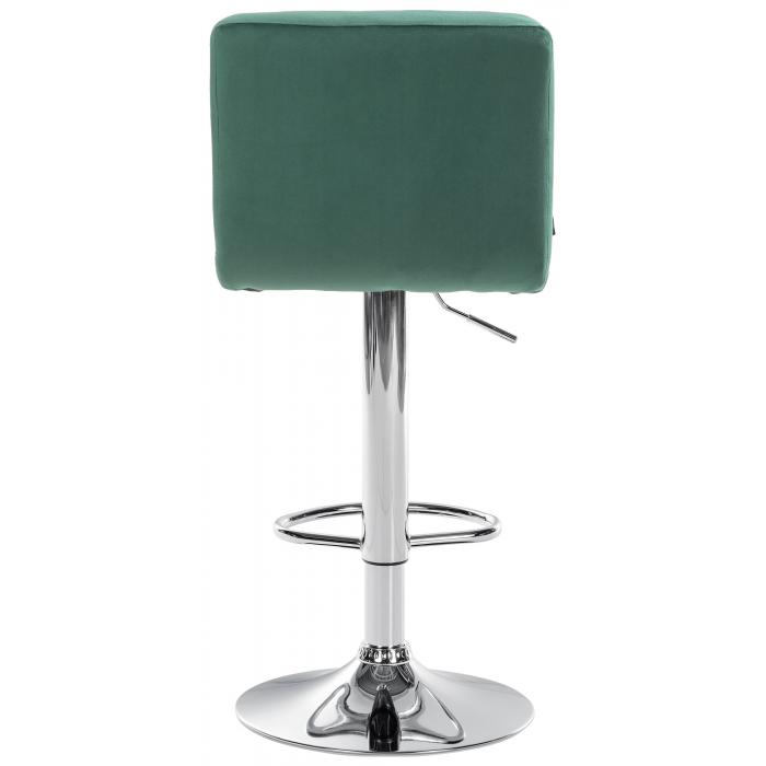 Barhocker HLO-CP289 Samt chrom ~ grn
