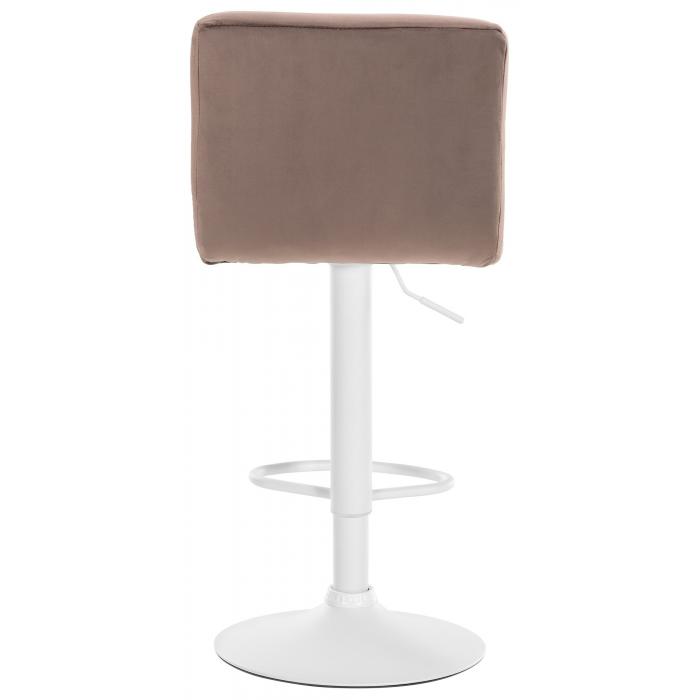 Barhocker HLO-CP289 Samt wei ~ braun
