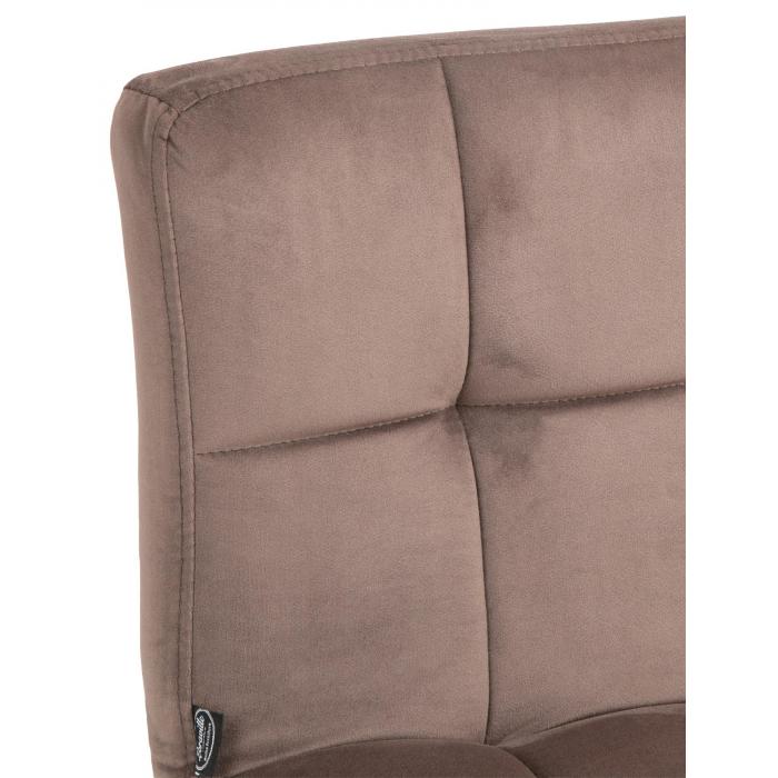 Barhocker HLO-CP289 Samt wei ~ braun