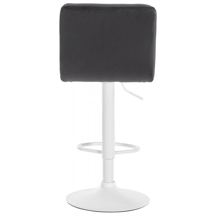 Barhocker HLO-CP289 Samt wei ~ schwarz