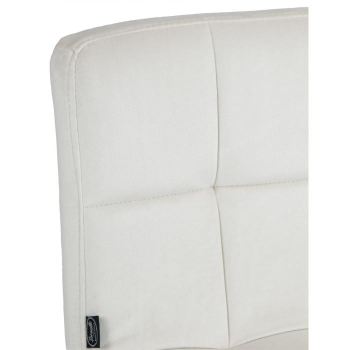 Barhocker HLO-CP289 Samt schwarz ~ creme