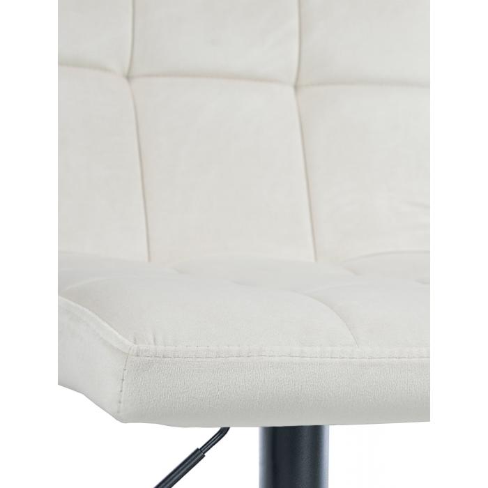 Barhocker HLO-CP289 Samt schwarz ~ creme