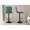 Barhocker HLO-CP289 Samt schwarz ~ grn