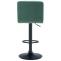 Barhocker HLO-CP289 Samt schwarz ~ grn