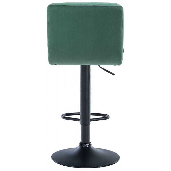Barhocker HLO-CP289 Samt schwarz ~ grn