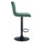 Barhocker HLO-CP289 Samt schwarz ~ grn