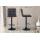 Barhocker HLO-CP289 Samt schwarz ~ schwarz