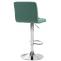 2er Set Barhocker HLO-CP289 Samt chrom ~ grn