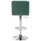 2er Set Barhocker HLO-CP289 Samt chrom ~ grn