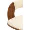 2er Set Barhocker HLO-CP283 Kunstleder schwarz ~ walnuss/creme