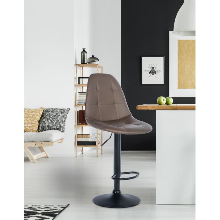 Barhocker HLO-CP316 Kunstleder B ~ braun
