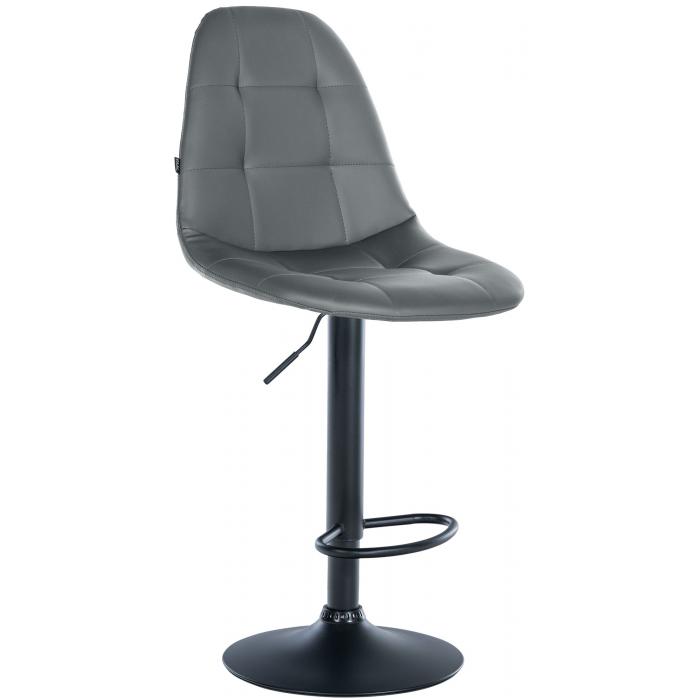 Barhocker HLO-CP316 Kunstleder B ~ grau
