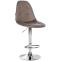 Barhocker HLO-CP316 Kunstleder C ~ braun