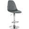 Barhocker HLO-CP316 Kunstleder C ~ grau