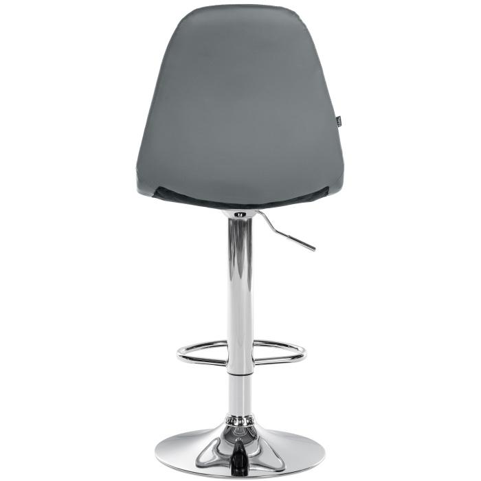Barhocker HLO-CP316 Kunstleder C ~ grau