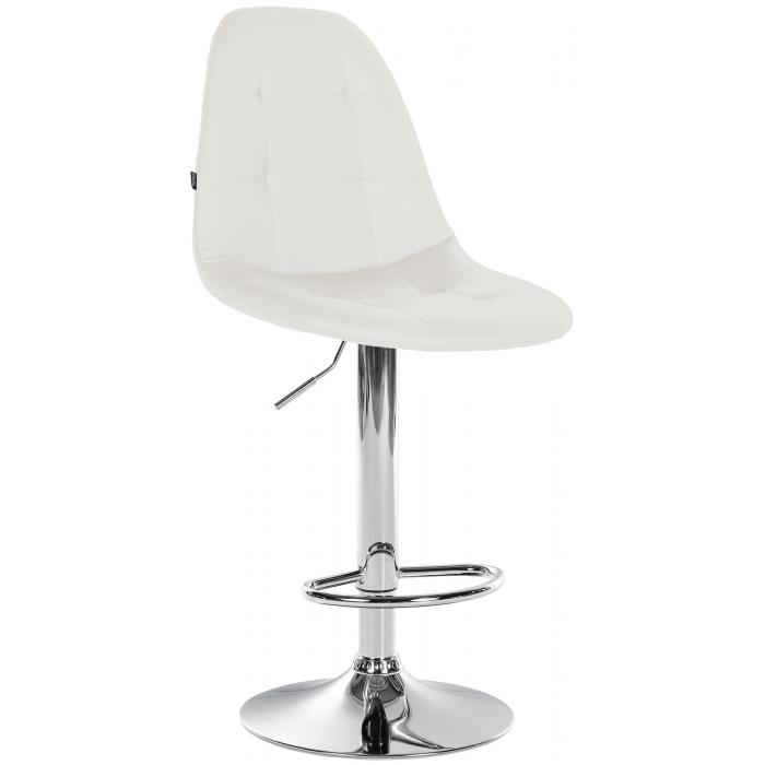 Barhocker HLO-CP316 Kunstleder C ~ wei