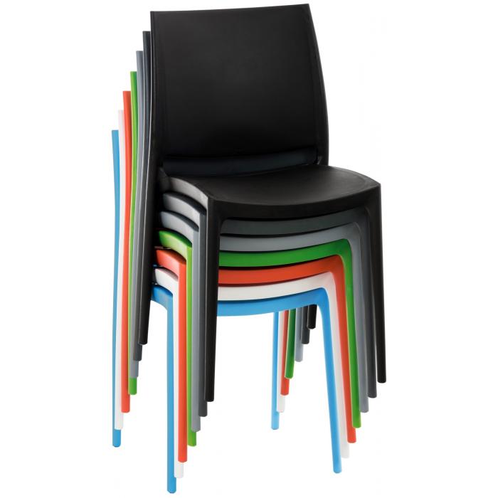 2er Set Stuhl HLO-CP116 ~ dunkelgrau