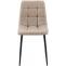 4er Set Esszimmerstuhl HLO-CP11 Kunstleder ~ taupe
