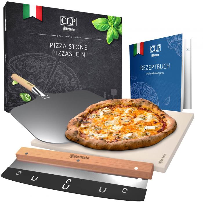 Pizzastein Set HLO-CP111 ~ wei