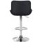 Barhocker HLO-CP302 Kunstleder chrom ~ schwarz
