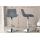 Barhocker HLO-CP302 Kunstleder chrom ~ grau