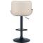 Barhocker HLO-CP302 Kunstleder schwarz ~ creme