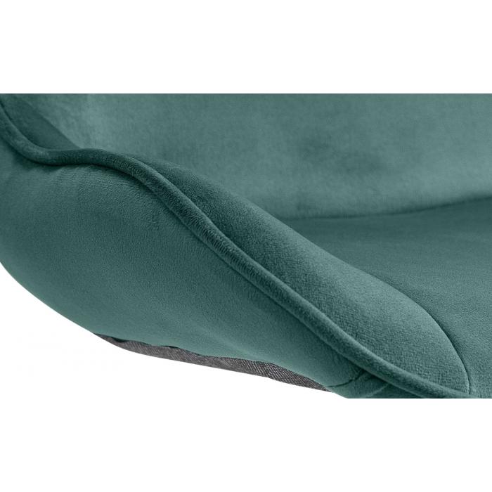 Barhocker HLO-CP303 Samt chrom ~ grn