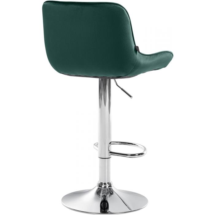 Barhocker HLO-CP303 Samt chrom ~ grn