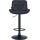 Barhocker HLO-CP303 Samt schwarz ~ schwarz