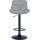 Barhocker HLO-CP303 Samt schwarz ~ grau Barhocker HLO-CP303 Samt schwarz ~ grau