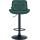 Barhocker HLO-CP303 Samt schwarz ~ grn