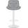 Barhocker HLO-CP303 Samt wei ~ grau