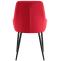 Esszimmerstuhl HLO-CP116 Samt schwarz ~ rot