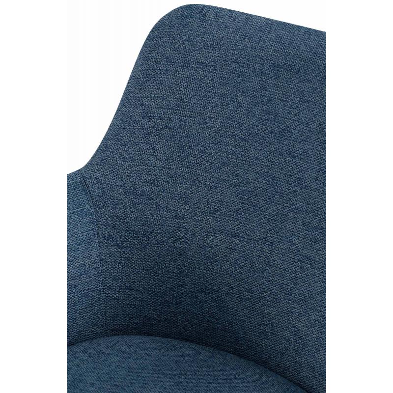 Esszimmerstuhl HLO-CP125 Stoff ~ blau