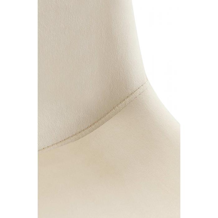 Esszimmerstuhl HLO-CP120 Samt ~ creme