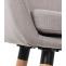 Barhocker HLO-CP19 Stoff ~ taupe
