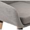 Barhocker HLO-CP19 Stoff ~ grau