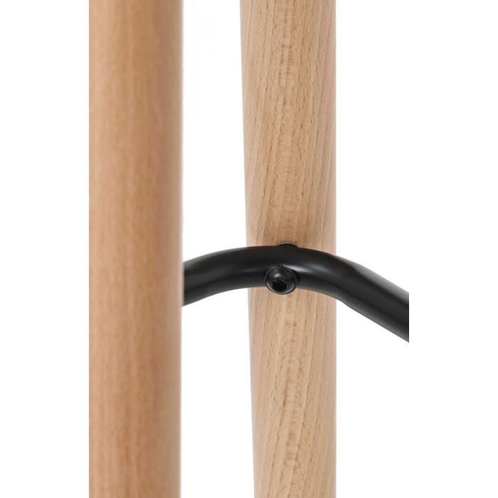 Barhocker HLO-CP19 Stoff ~ grau