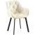 Esszimmerstuhl HLO-CP115 Samt ~ creme
