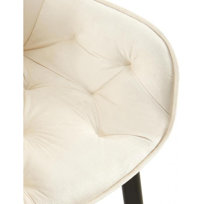 Esszimmerstuhl HLO-CP115 Samt ~ creme