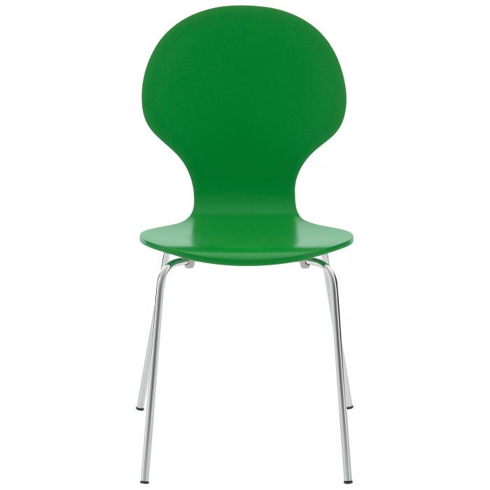 4er Set Besucherstuhl HLO-CP80 ~ grn