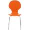 4er Set Besucherstuhl HLO-CP80 ~ orange