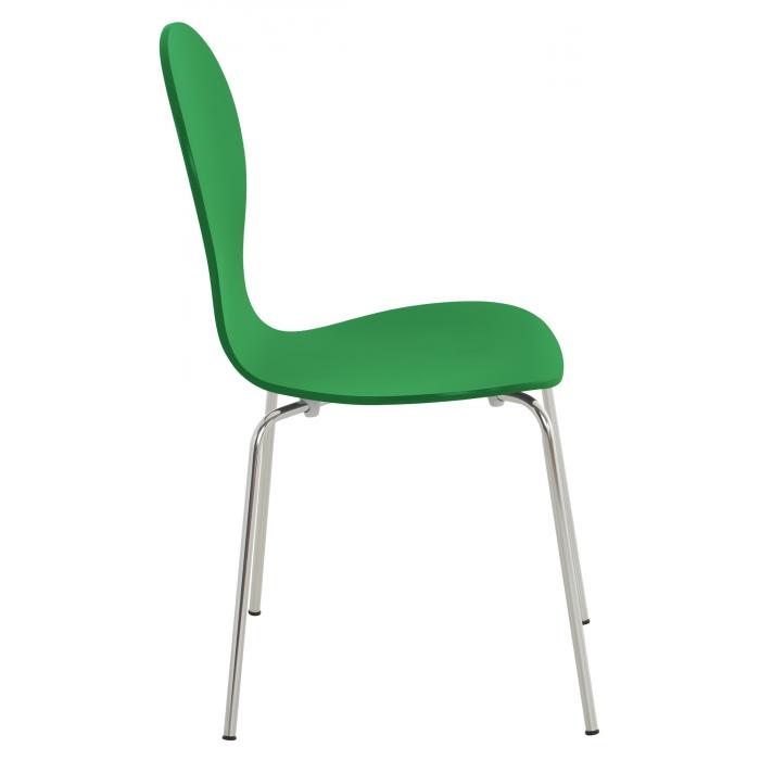 4er Set Besucherstuhl HLO-CP80 ~ grn