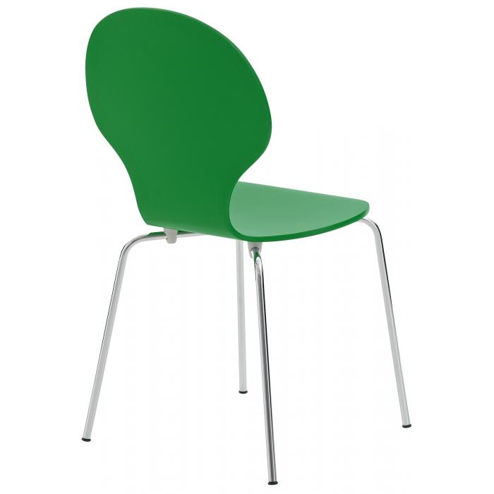 4er Set Besucherstuhl HLO-CP80 ~ grn