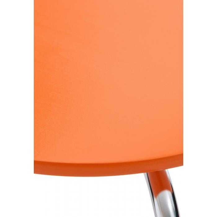 4er Set Besucherstuhl HLO-CP80 ~ orange